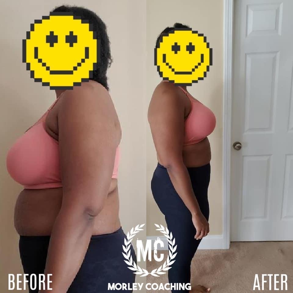 supportive fitness program weight loss transformation morley coaching