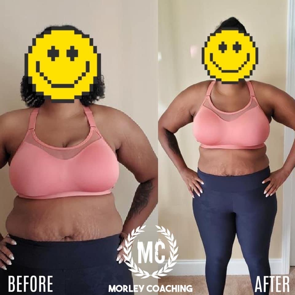 menopause health and fitness journey before and after transformation